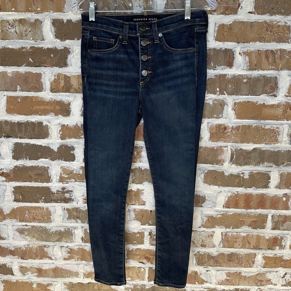 Veronicaâ Beard Blue Jeans Women's 28x25.5 Inch Crop Carolyn Baby Boot High Rise